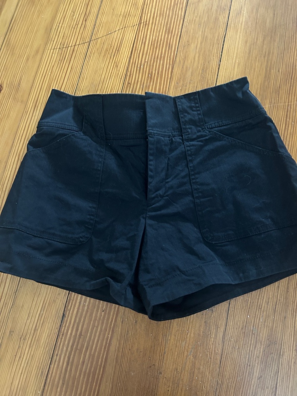 Club Monaco Women's High-Waist Black Shorts